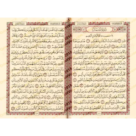 Le Saint Coran en Grand Format [Couverture Luxe Noire]/[القرآن الكريم بحجم كبير [مجلد فاخر أسود