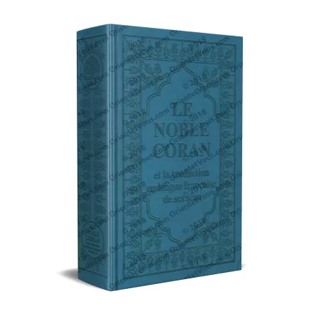 LE NOBLE CORAN - Edition Bilingue de luxe Bleu [Arabe/Français]