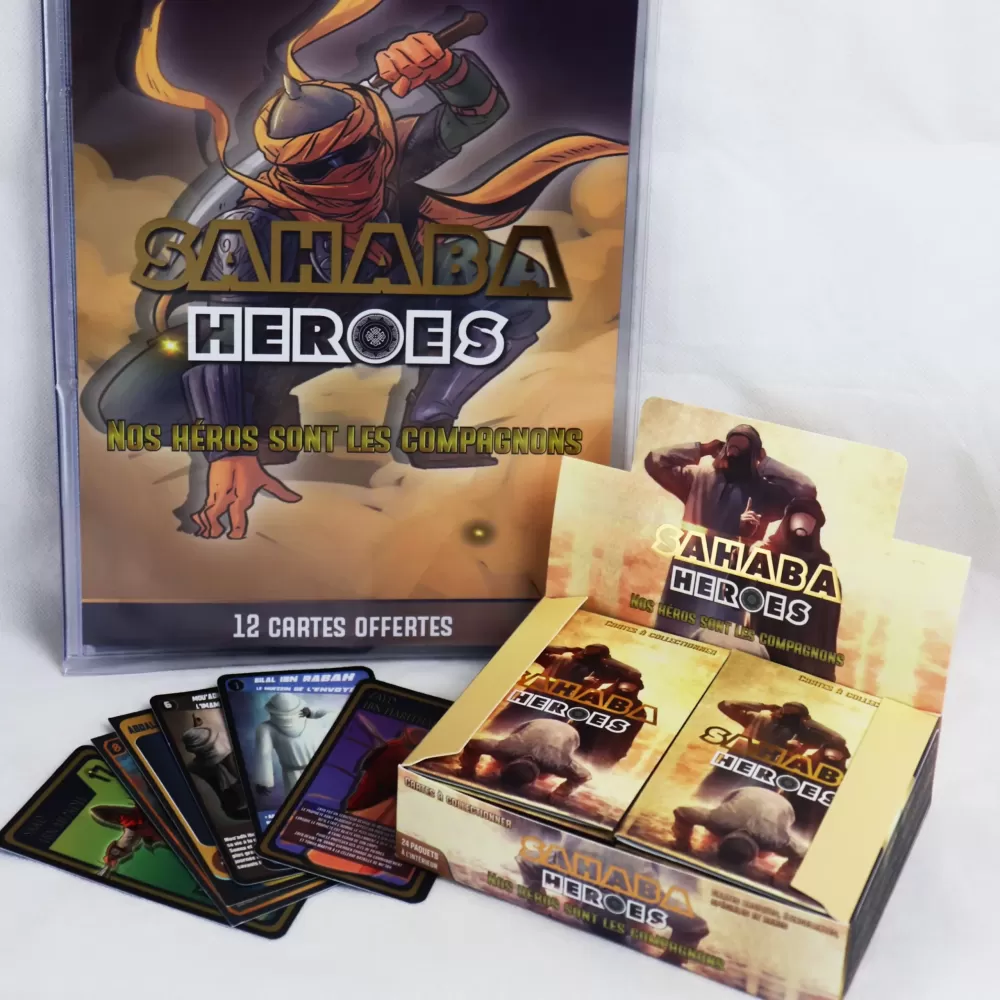 Pack Album + Cartes à Collectionner Sahaba Heroes