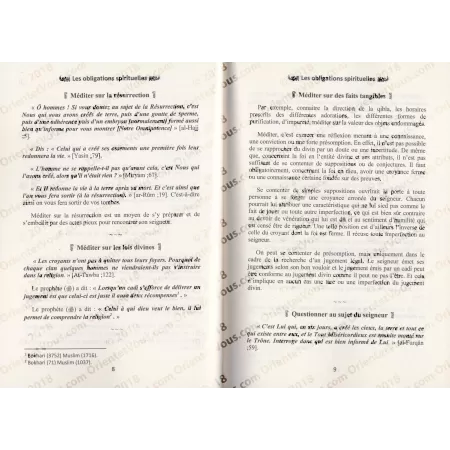 Les Obligations Spirituelles & Ses Interdits