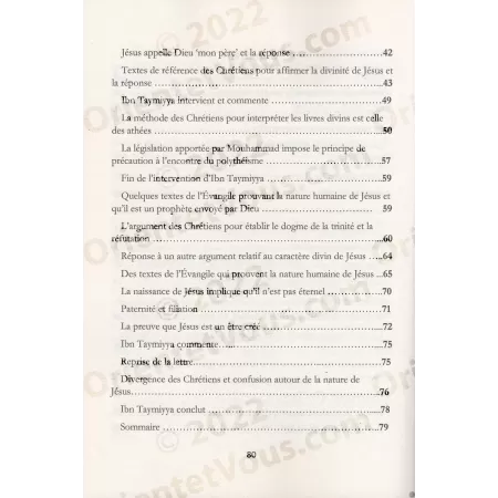 La lettre d'un chrétien qui explique à son frère les raisons de sa conversion à l'islam