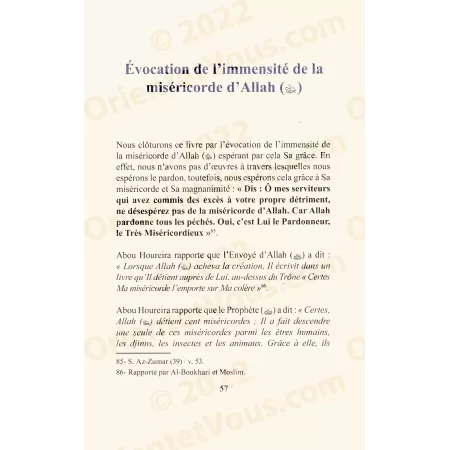 Les voies permettant d'accéder au paradis et d'être préservé du feu de l'enfer