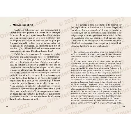 L'athéisme : l'hypothèse impossible