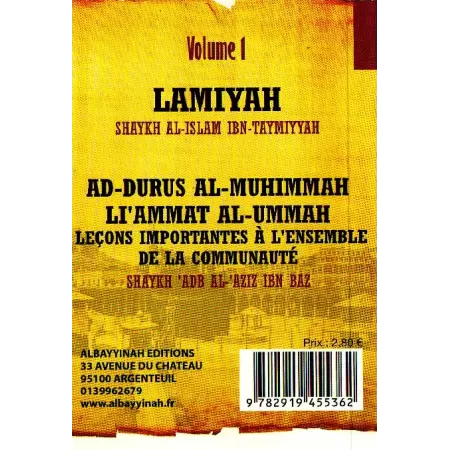 Pack Recueils d'épitres bénéfiques sur La Croyance Authentique (5 livres français/arabe)