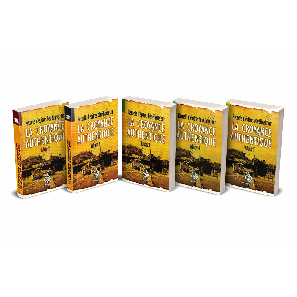 Pack Recueils d'épitres bénéfiques sur La Croyance Authentique (5 livres français/arabe)