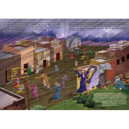 Histoire de "Ayyûb - Lût (Job - Loth)" [Grand Livre Illustré]