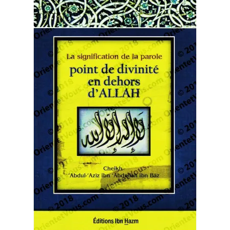 La signification de l'expression "il n'y a point de divinité à part Allah"