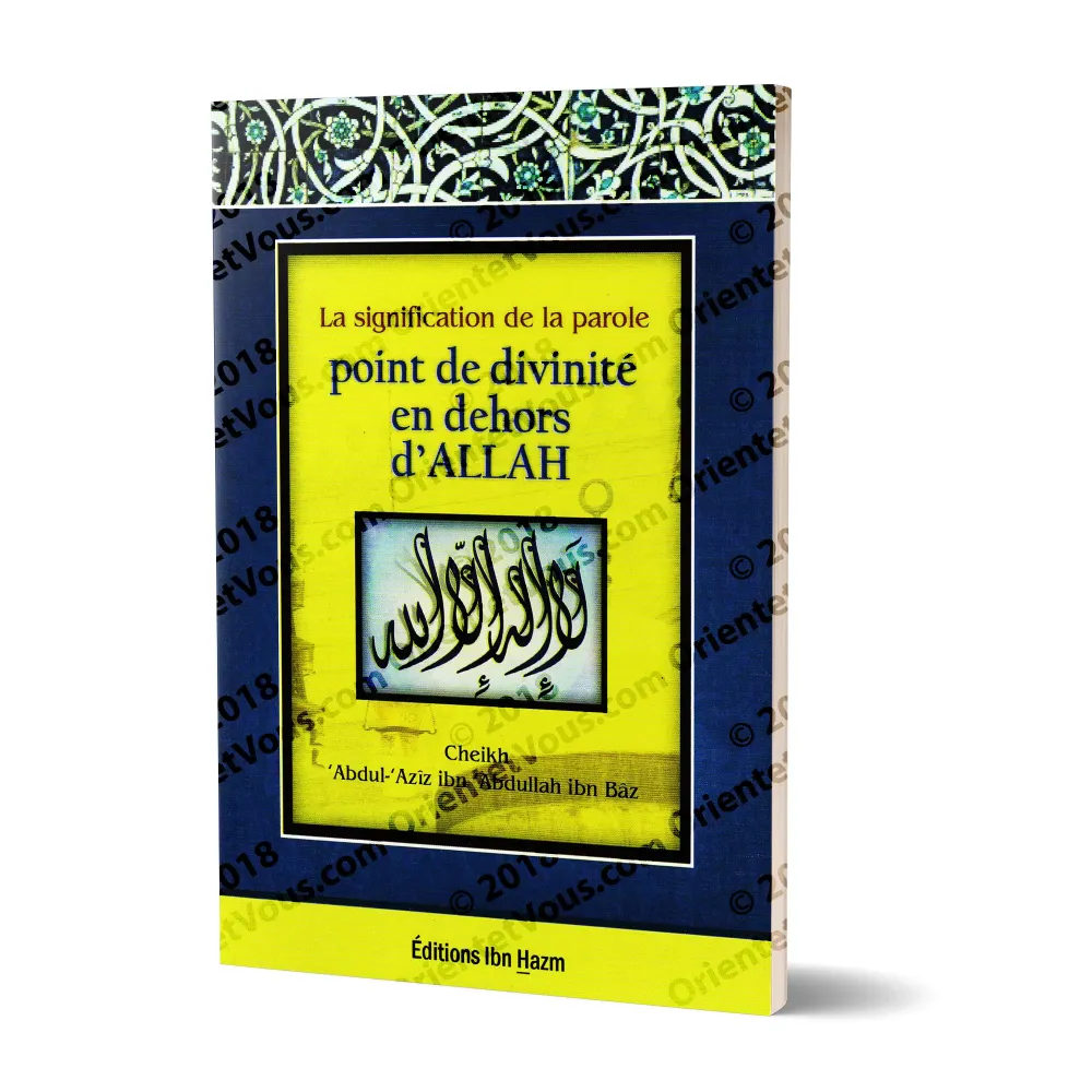La signification de l'expression "il n'y a point de divinité à part Allah" La signification de l'expression "il n'y a point de divinité à part Allah"