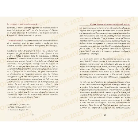 Le commerce et les transactions usuraires