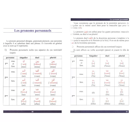L’arabe langue vivante, nouvelle méthode de la grammaire arabe – Tome 2 (Niveau intermédiaire)
