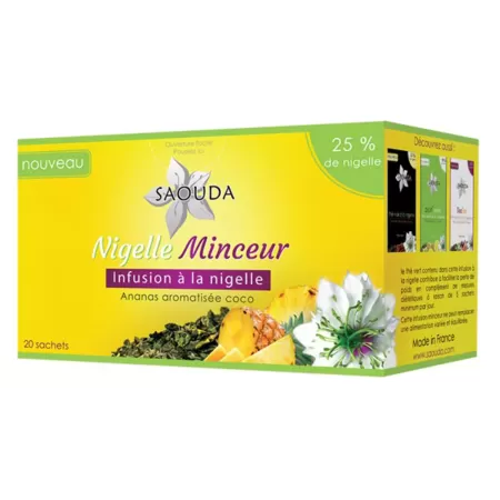 Boite infusion minceur &agrave; la nigelle
