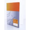 Cahier spirales moyen format jaune