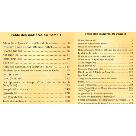 L&#039;authentique des r&eacute;cits des proph&egrave;tes [Histoires illustr&eacute;es] - 2 tomes