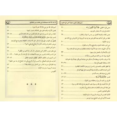Explication de la parole du Prophète ﷺ: "L'invocation de mon frère Dhû-Nûn: Pas de divinité à part Toi ! Pureté à Toi ! J'étais 