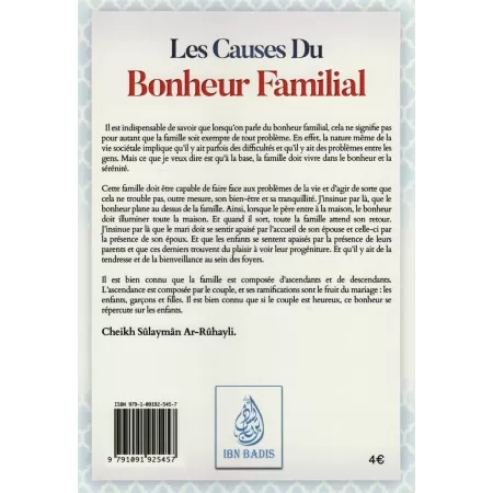 Les Causes du Bonheur Familial