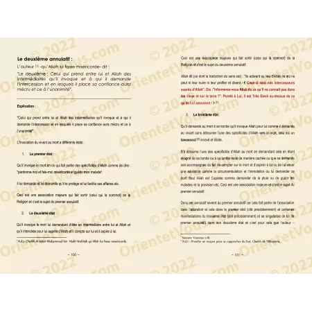 L'Explication des Annulatifs de l'Islam [Cheikh Mohammad Bâzmoul]